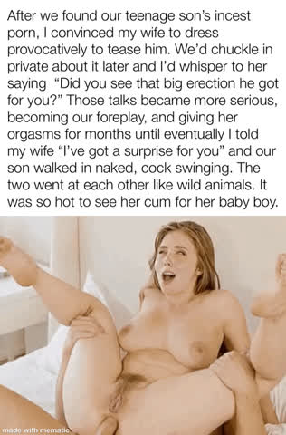 Anal giant boobies Caption Cheating Cuckold Mom Son Taboo Porn GIF