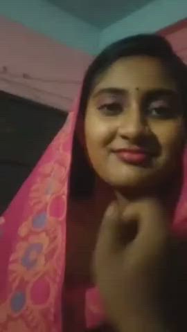 Bangladeshi enormous melons pretty Desi Indian Saree Strip ex-wife Porn GIF