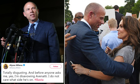 Alyssa Milano Disavows Michael Avenatti After Stormy Daniels Lawyer Arrested For Domestic Violence Mail