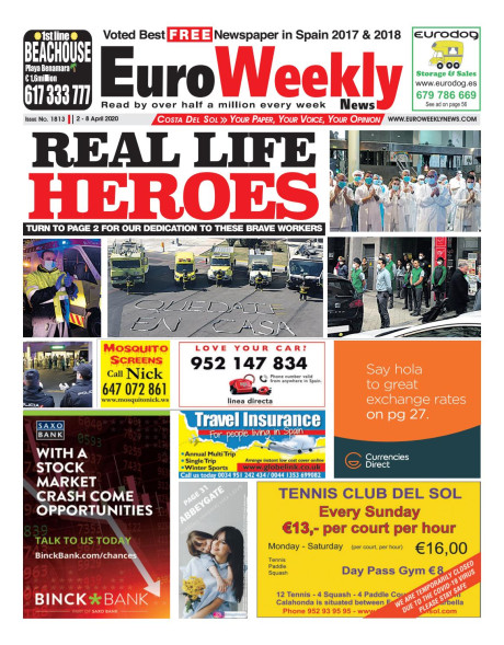Euro Weekly News Costa Del Sol 2 8 April 2020 Issue 1813 By Euro Weekly News Media A
