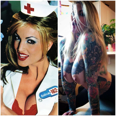 Pornpic Xxx Janine Lindemulder The Cover Girl From Blink 182 S Enema Of The State Then 1999 And Now