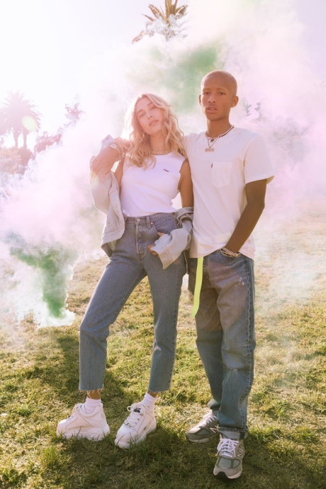 Hailey Bieber And Jaden Smith S Dreamy Levi S Campaign Makes Us Want To Ditch Our Sweats Hailey Bieber Smith
